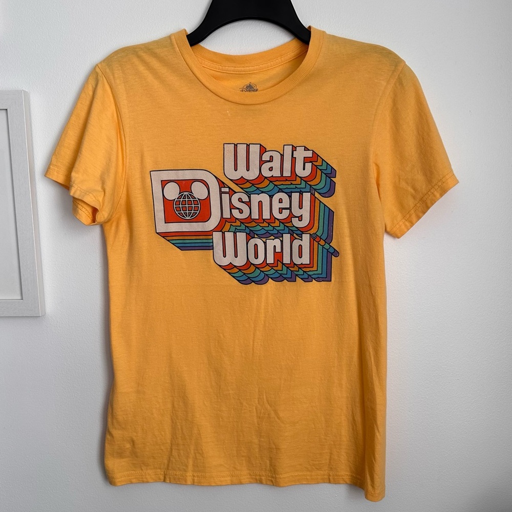 Walt Disney Yellow Rainbow Tee Shirt